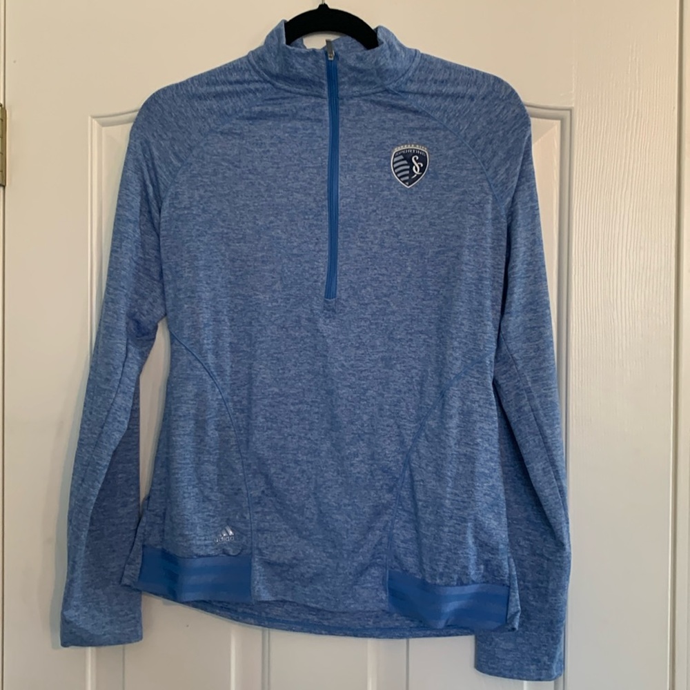 Adidas Sporting KC 3/4 zipper top
